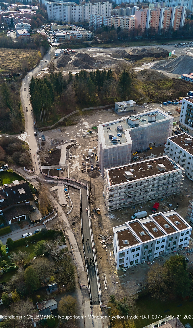 21.11.2020 - Piederstrorfer Gelände und Alexisquartier in Neuperlach in München